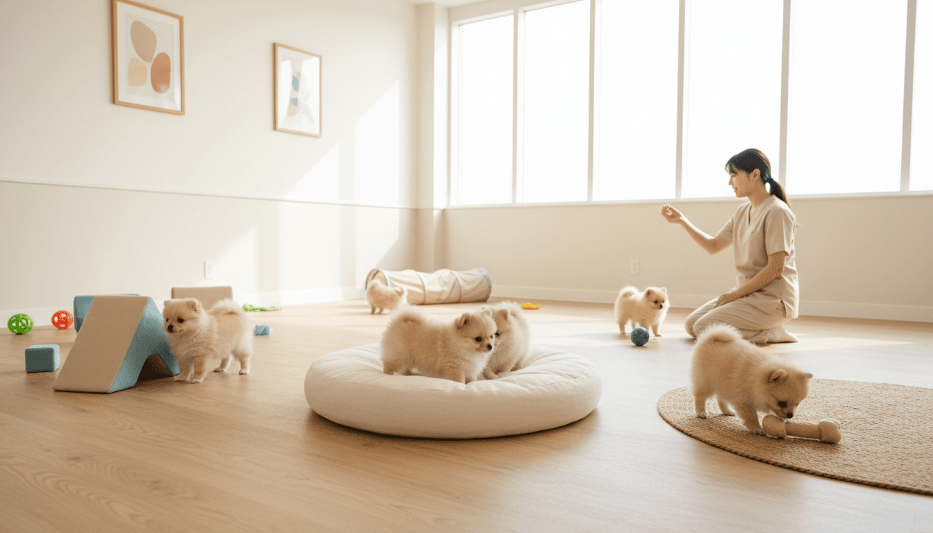 How to Teach Your Puppy to Settle on a Mat